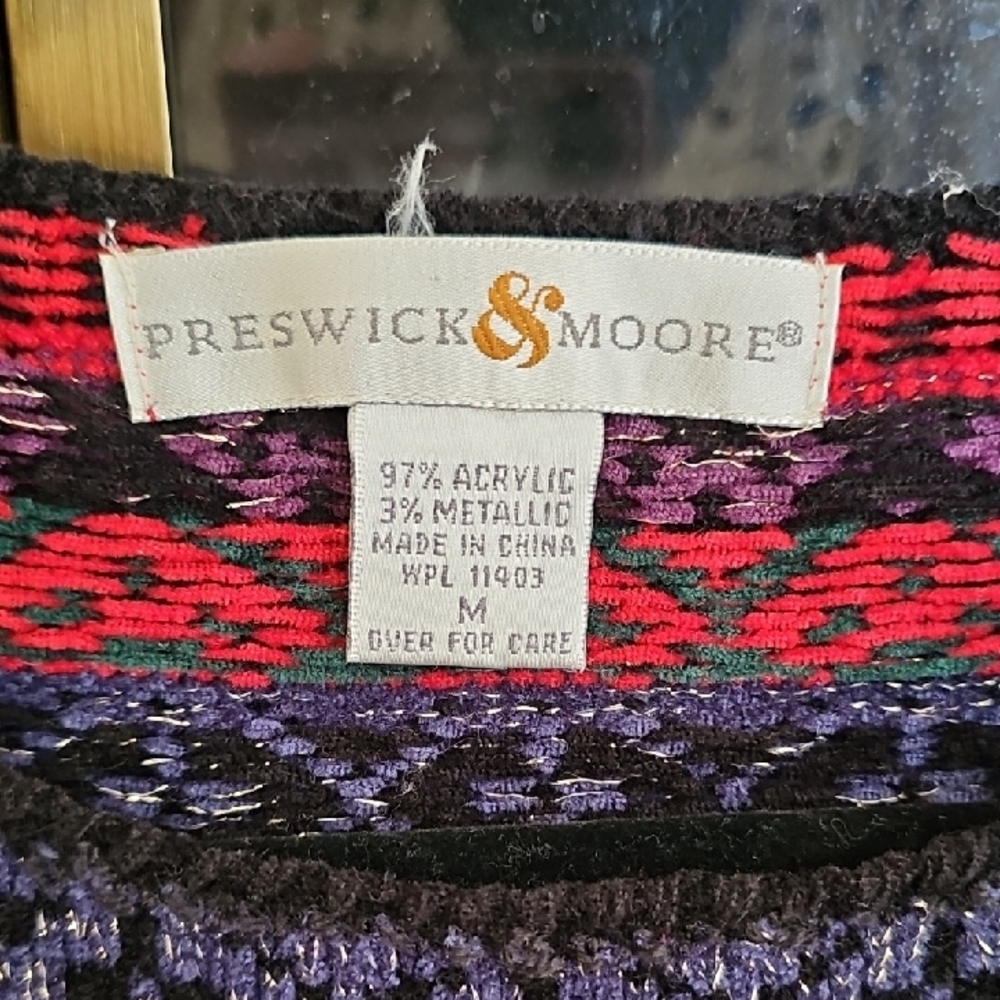 Preswick & Moore Multicolor Knit Sweater - Picture 2 of 11